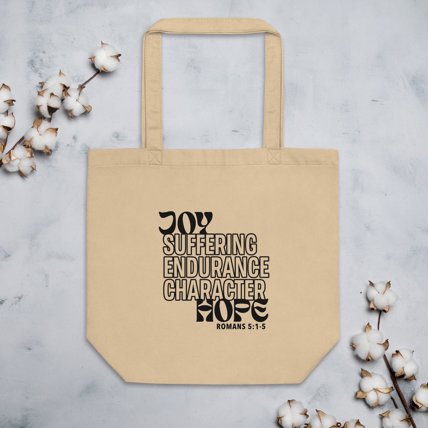 Romans 5 +++ Eco Tote Bag