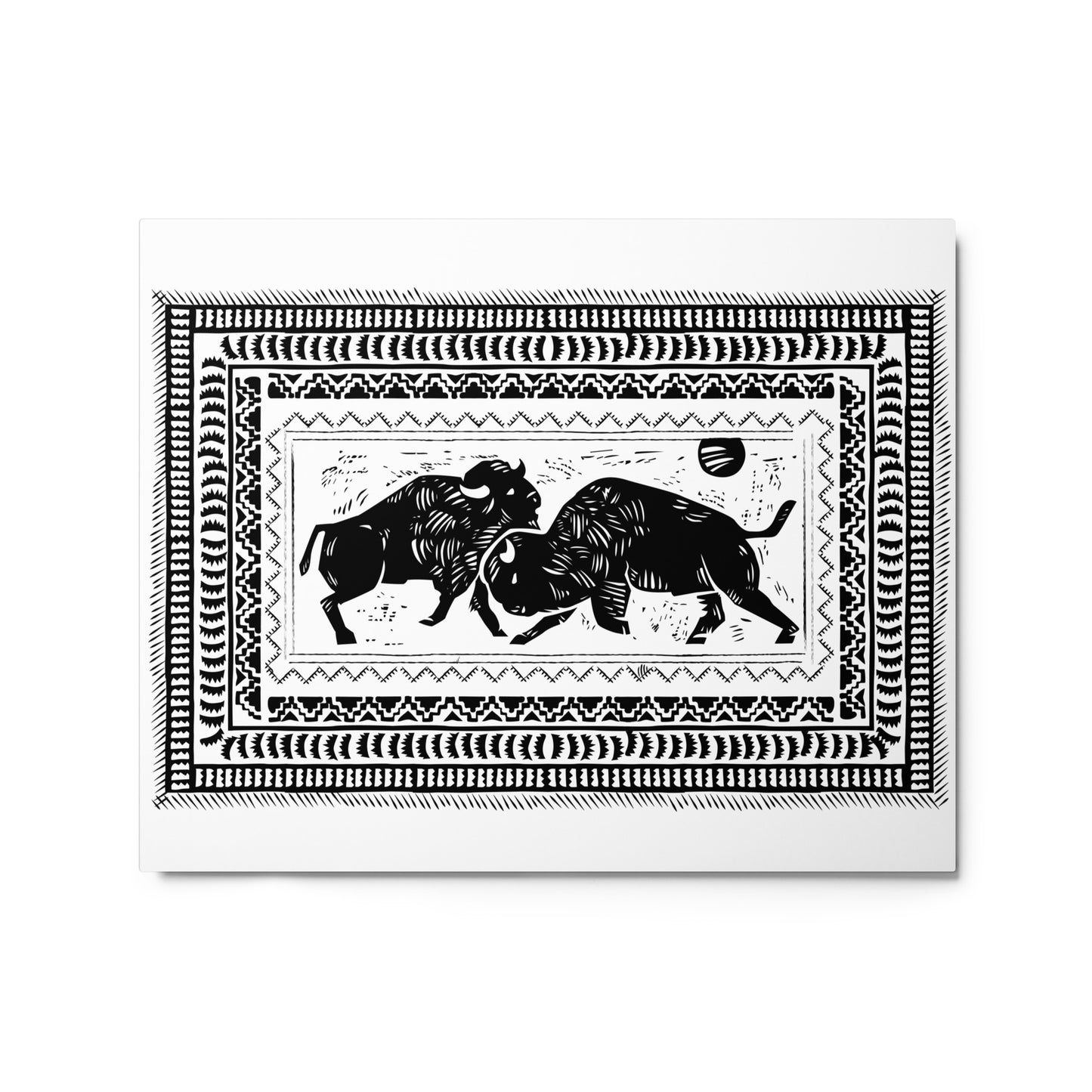 Fight Back +++ Metal print