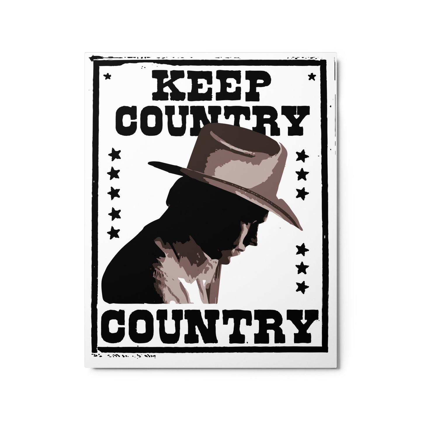 Keep Country Country +++ Metal print