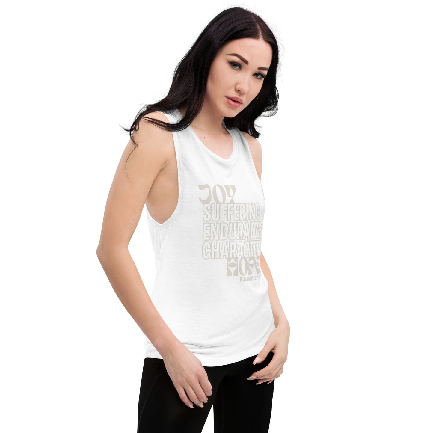 Romans 5 +++ Ladies’ Muscle Tank